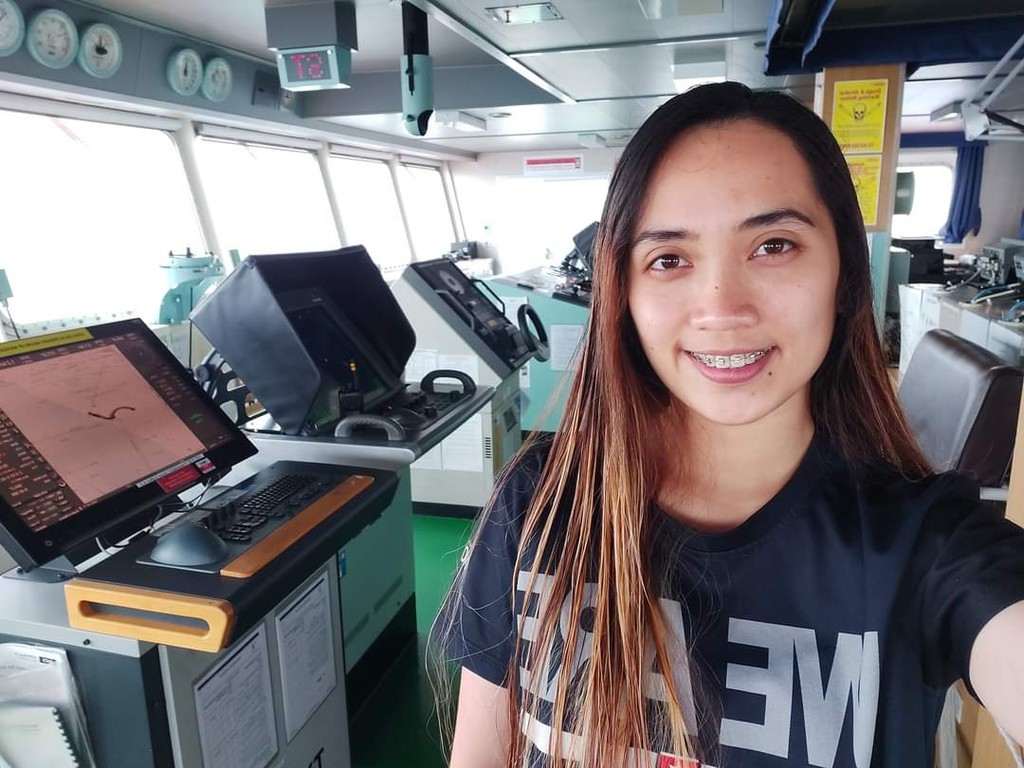 women seafarer in ship