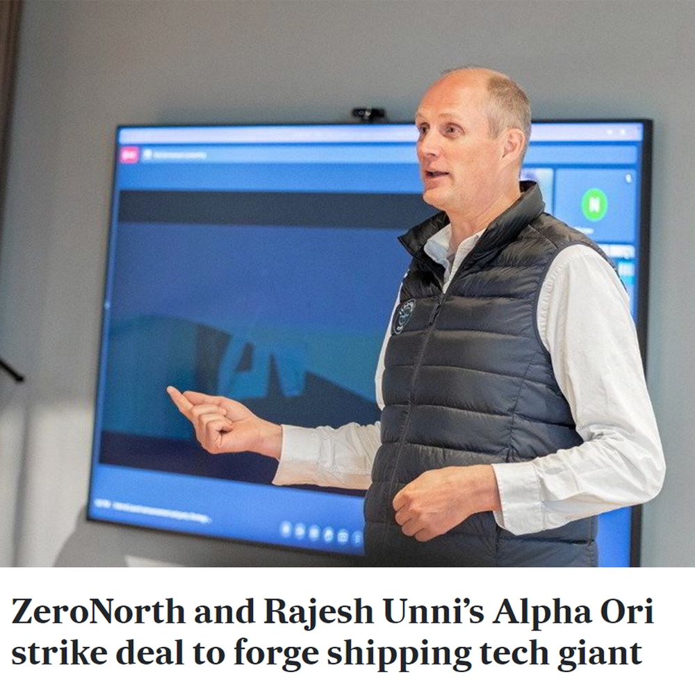 Zeronorth and Alpha Ori merger for fuel and efficiency optimisation of vessels