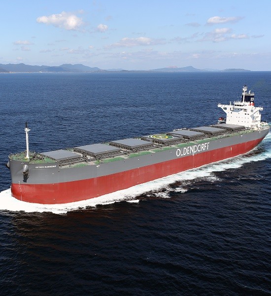The 2020 built Oldendorff bulk carrier the 