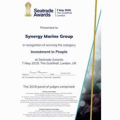 Seatrade awards for Synergy Marine group
