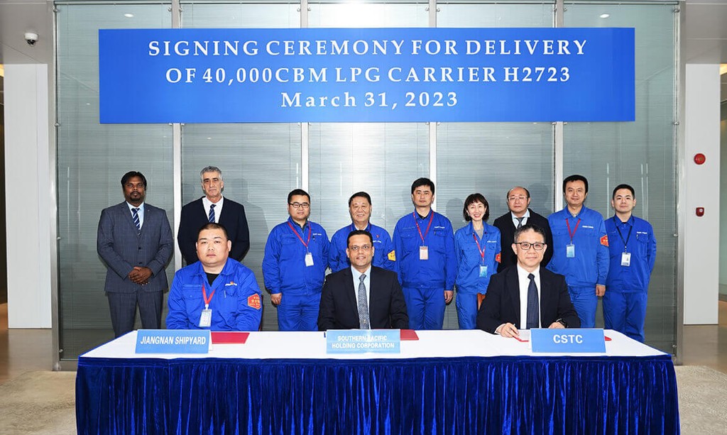 Signing Ceremony of LPG carrier