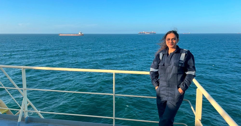 marine engineer Shaili on seafaring as a career