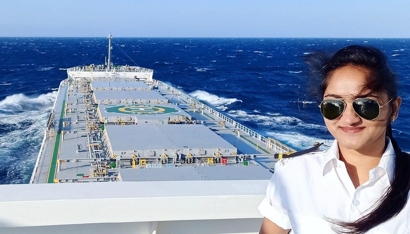 Diversity at sea - Woman deck officer on board a Synergy Marine vessel
