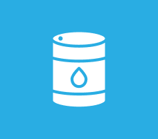 Minimalist icon of a fuel barrel, representing fuel availability and selection in maritime commercial strategy.