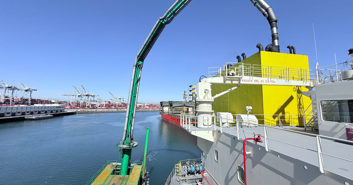 MR tanker Platinum Jubilee completed CARB-compliant berth operations at Los Angeles using STAX capture technology, cutting PM by 99% and NOx by 95%